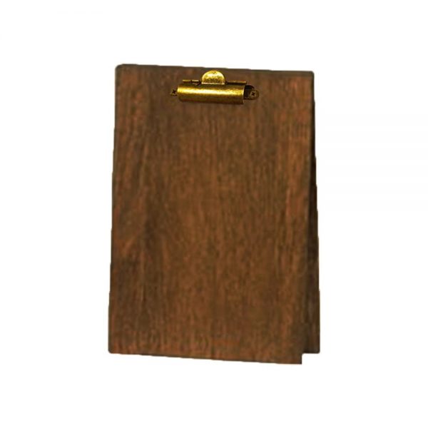Wood Table Tent Clipboard